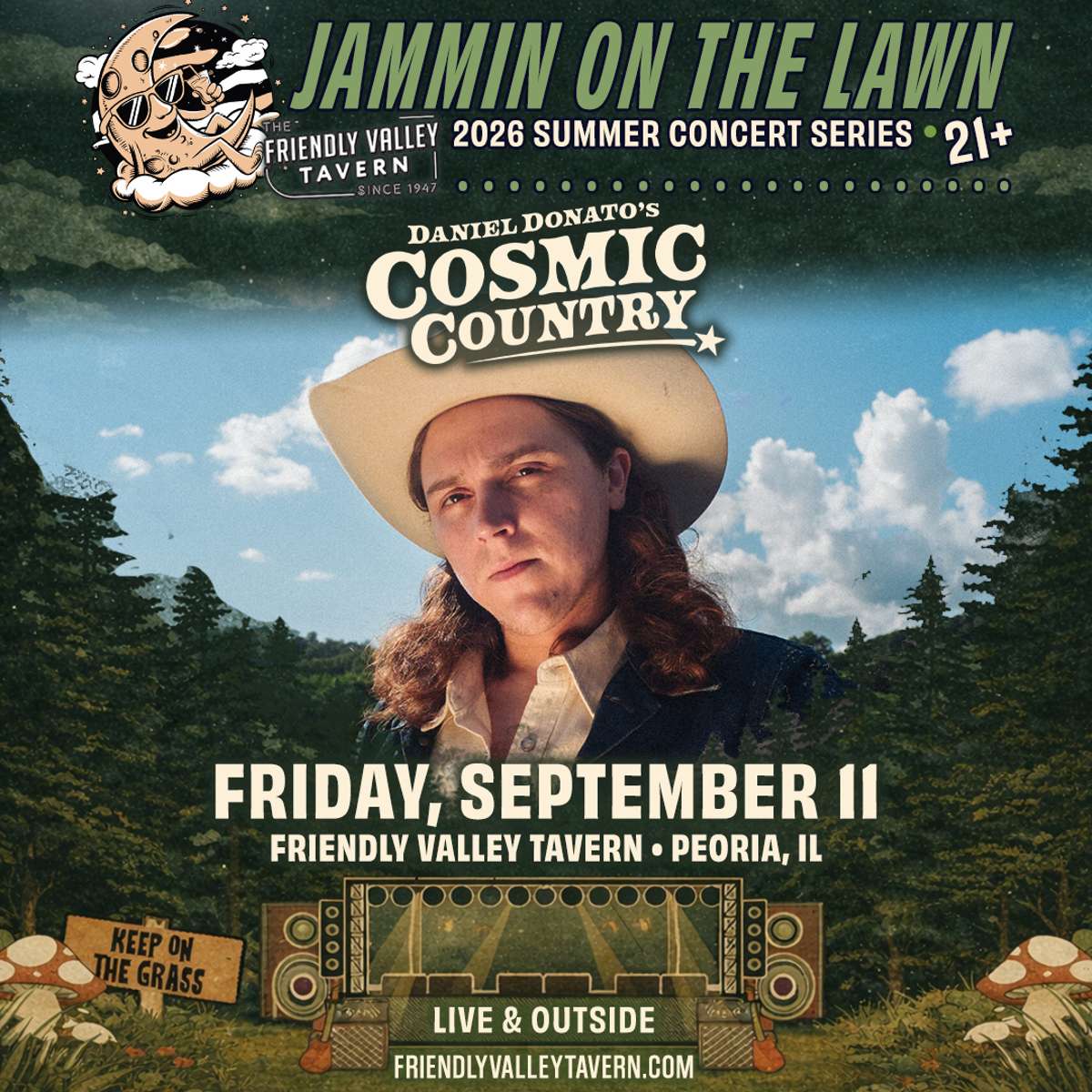 JAMMIN ON THE LAWN: Daniel Donato’s Cosmic Country